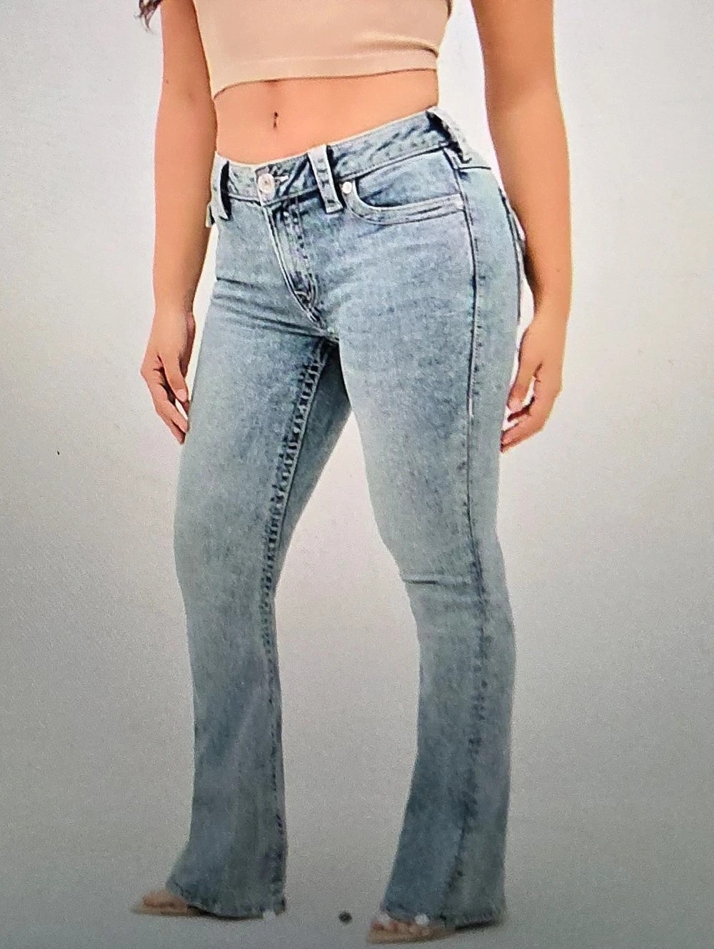True Religion Joey Flare Jeans Blue Waist 28 NWT